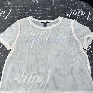 Brand New Sheer Forever 21 Shirt